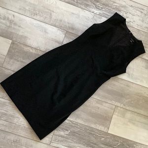 Ann Taylor Little Black Dress, V-Neck, Knee Length